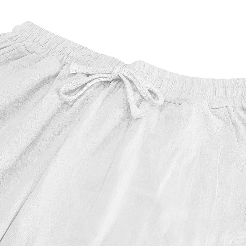 Men's Linen Long Pants, Breath - Linen Pant Wide ulasan dan harga