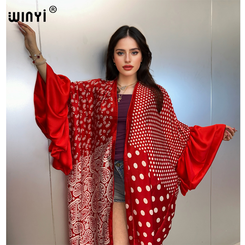WINYI Summer Kimono Party Dres - Cover Up Kaftan ulasan dan harga