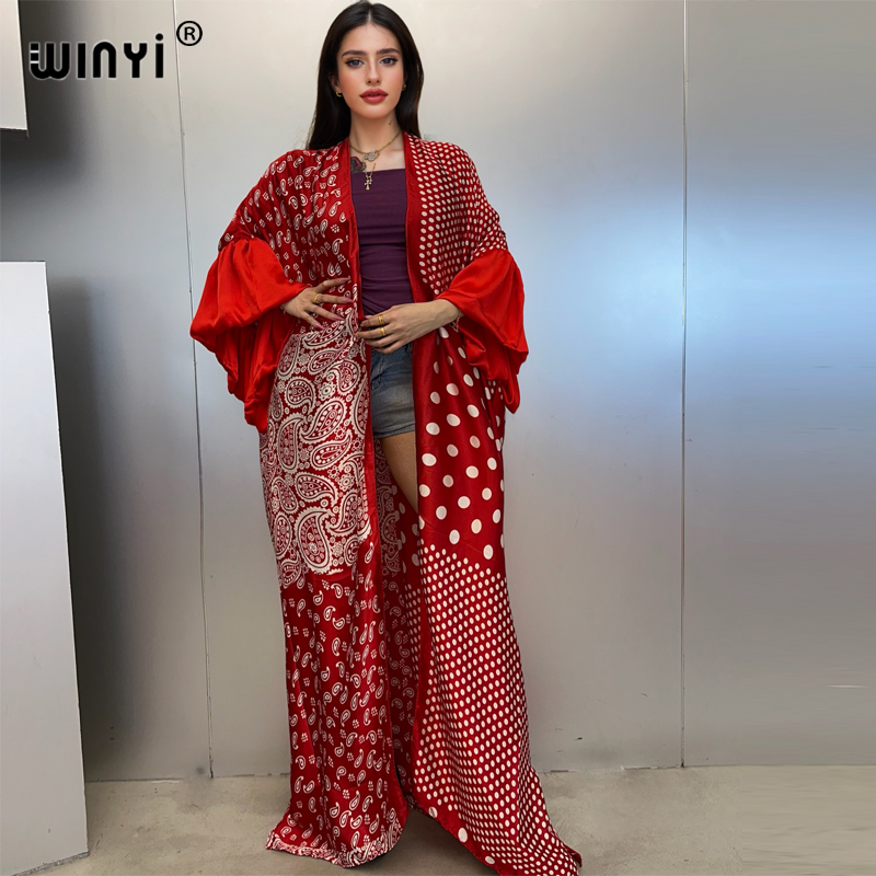 WINYI Summer Kimono Party Dres - Cover Up Kaftan ulasan dan harga