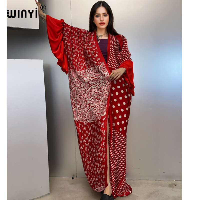 WINYI Summer Kimono Party Dres - Cover Up Kaftan ulasan dan harga