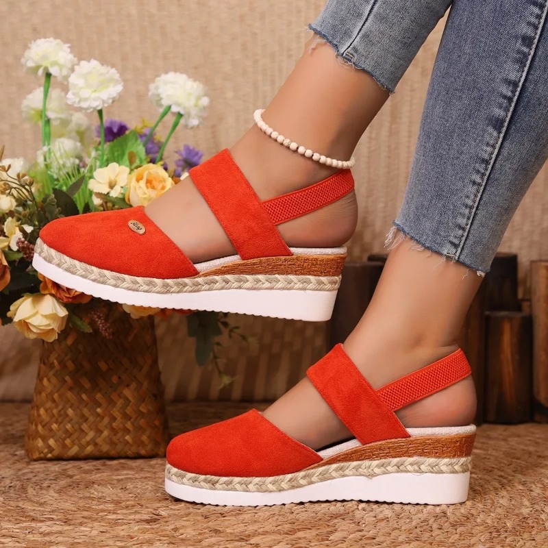 Women Closed Toe Wedge Sandals - Wedge Espadrille Women ulasan dan harga