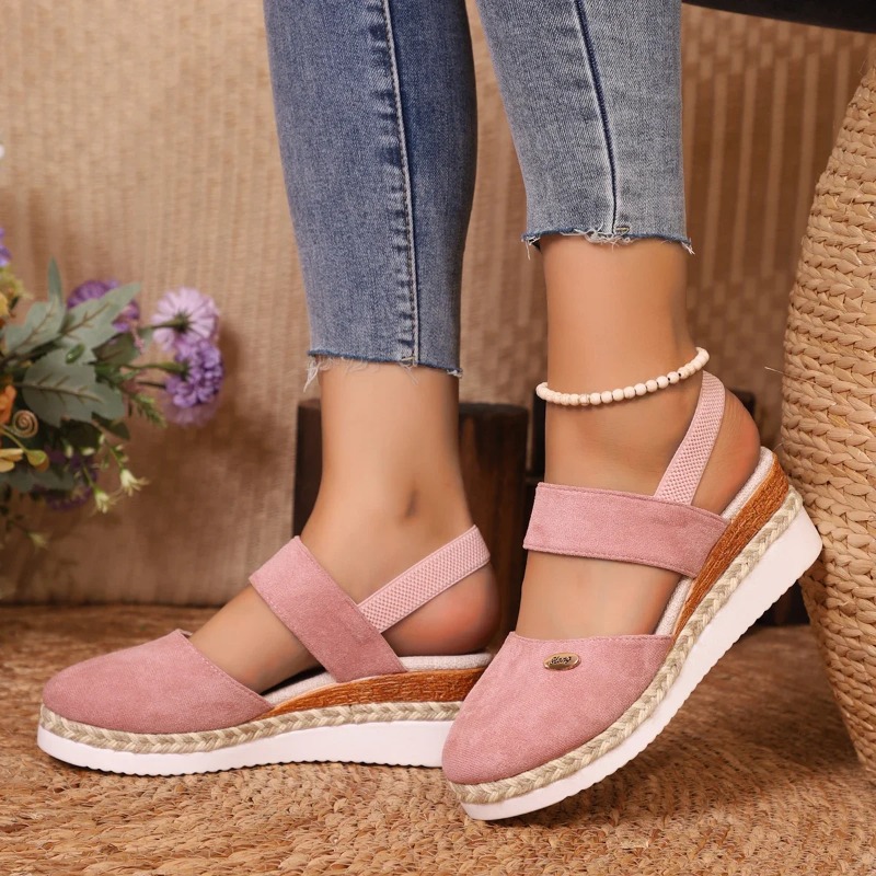 Women Closed Toe Wedge Sandals - Wedge Espadrille Women ulasan dan harga