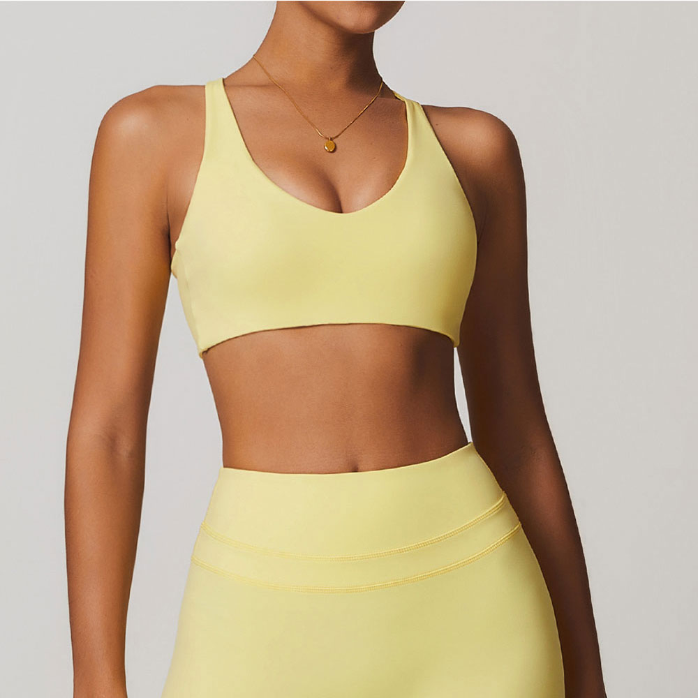 JUREN Sports Bra Women Fitness - Bralette Triangle Set ulasan dan harga