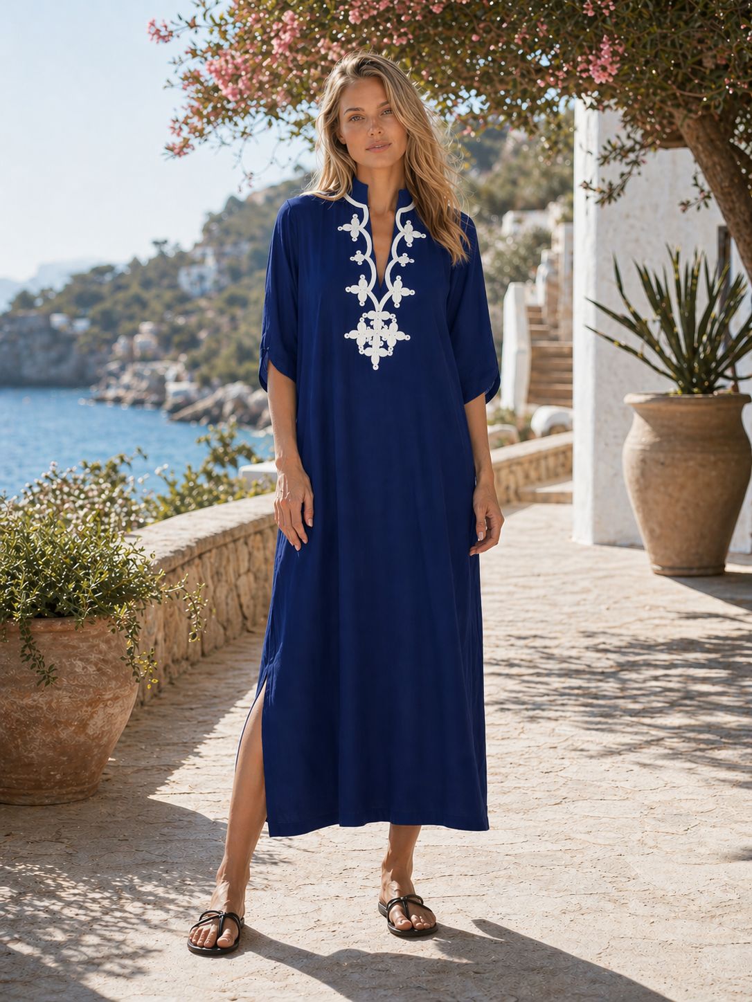 Caftan Dresses for Women Embro - Cover Up Kaftan ulasan dan harga